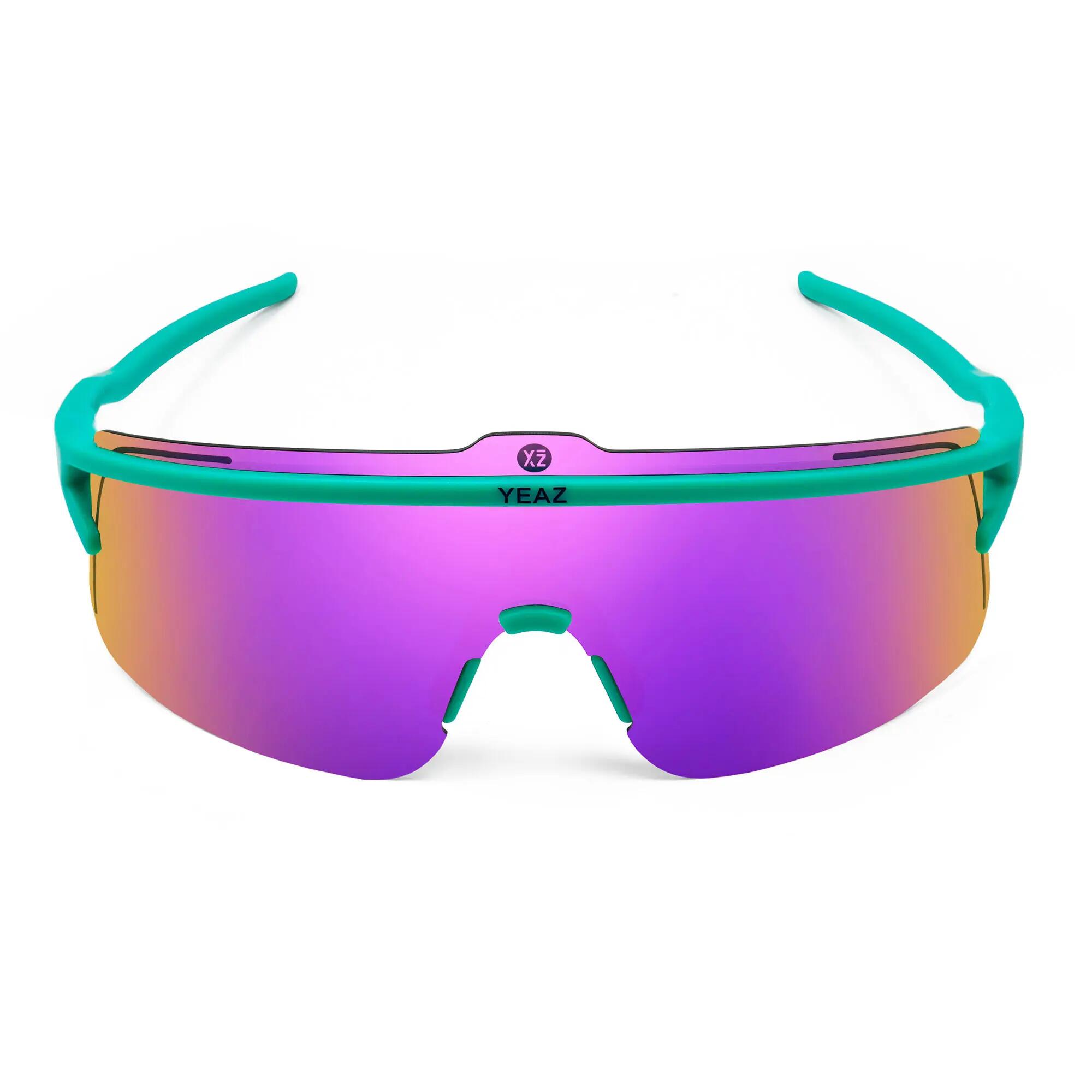 YEAZ Occhiali da sole sportivi nero/oro rosa SUNSHADE 4/6