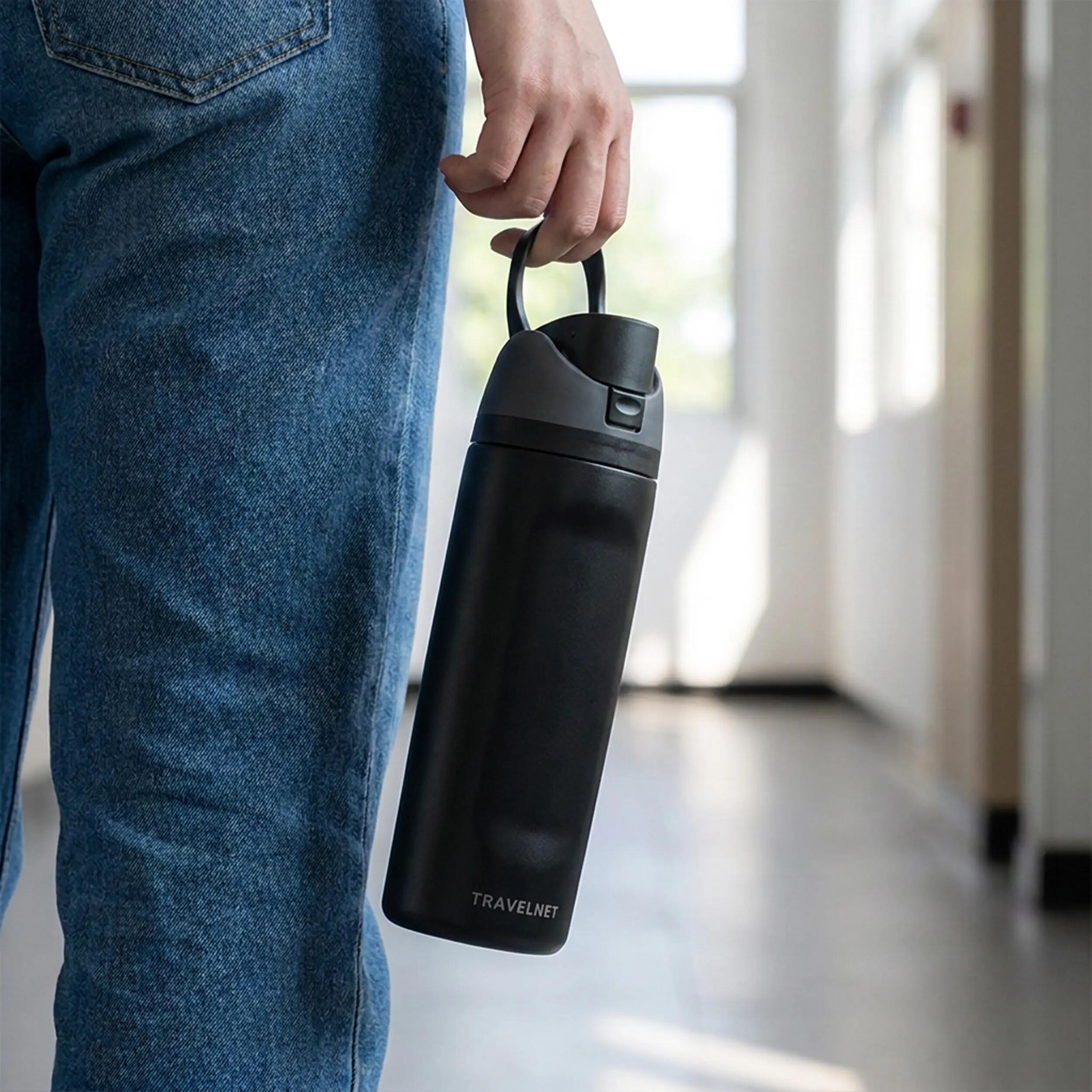 Travelnet Thermoflasche 550 ml – Doppelwandiger Edelstahl 3/7