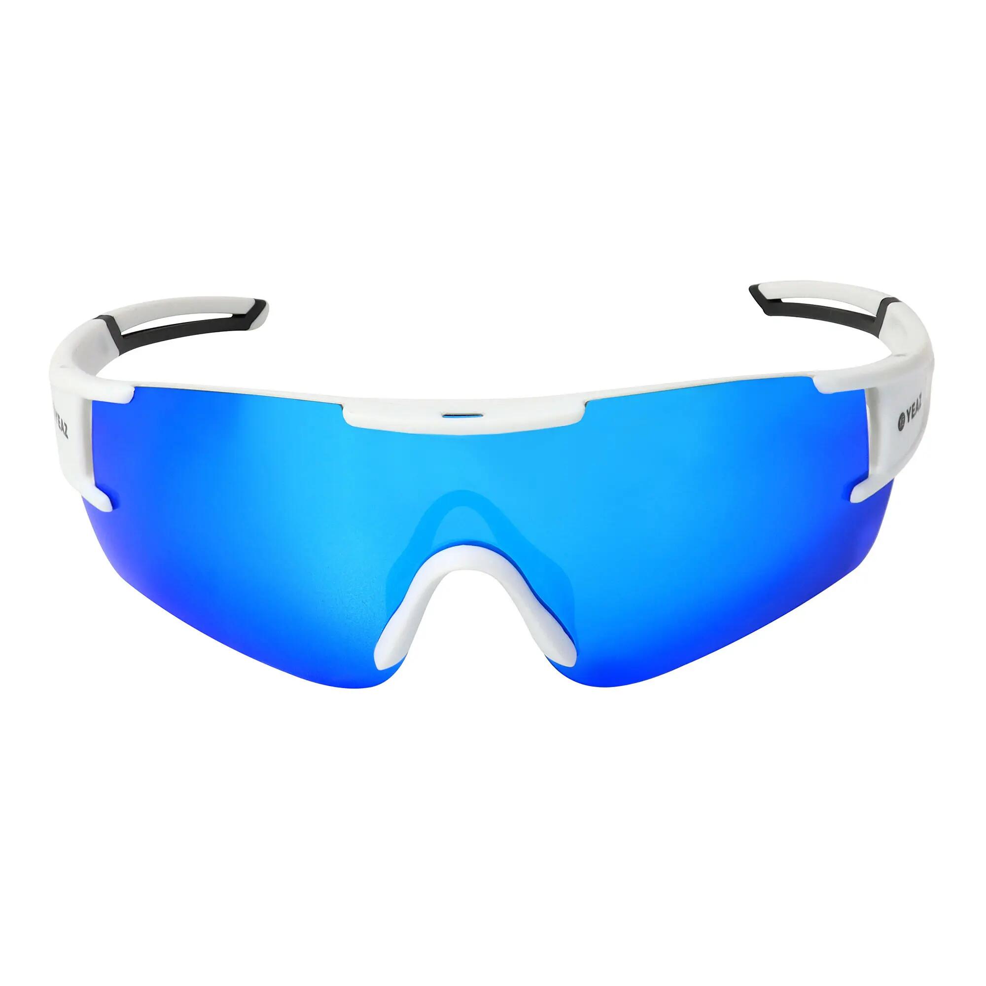 YEAZ Occhiali da sole sportivi Bianco/Blu brillante SUNBLOW 4/5