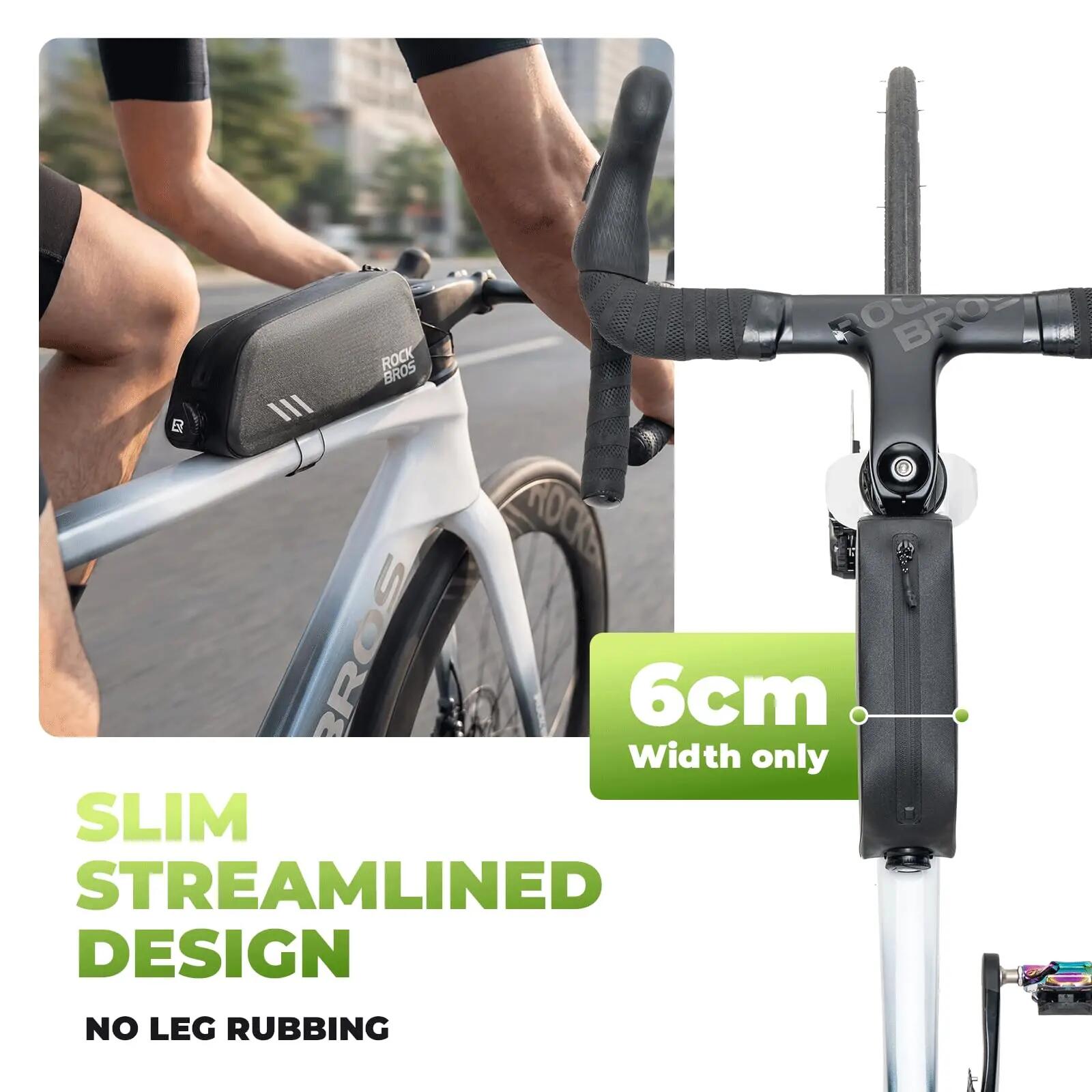 ROCKBROS 0.9L Fahrrad Rahmentasche 6/7