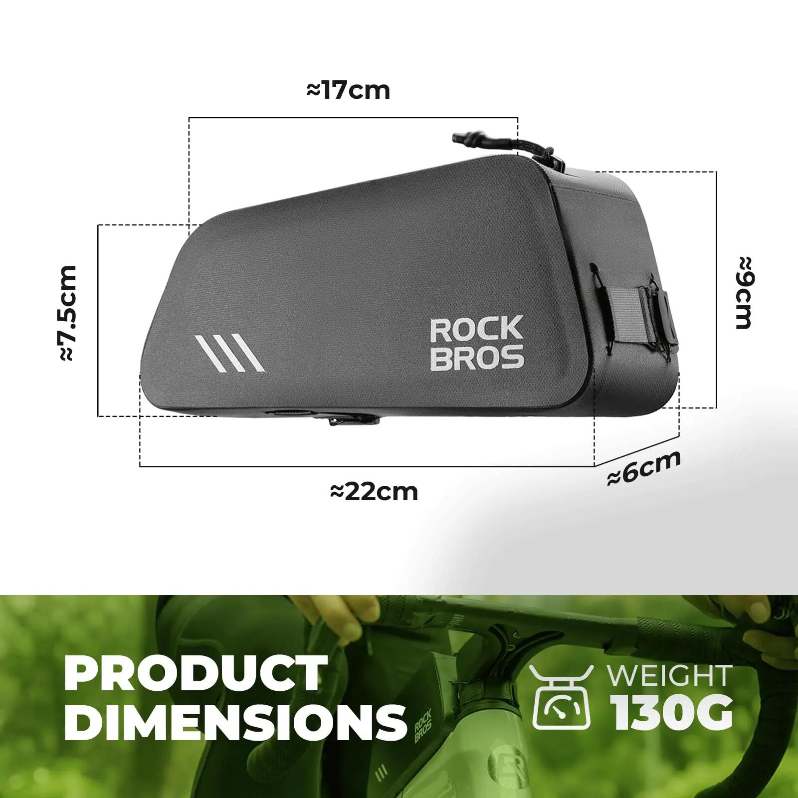 ROCKBROS 0.9L Fahrrad Rahmentasche 3/7
