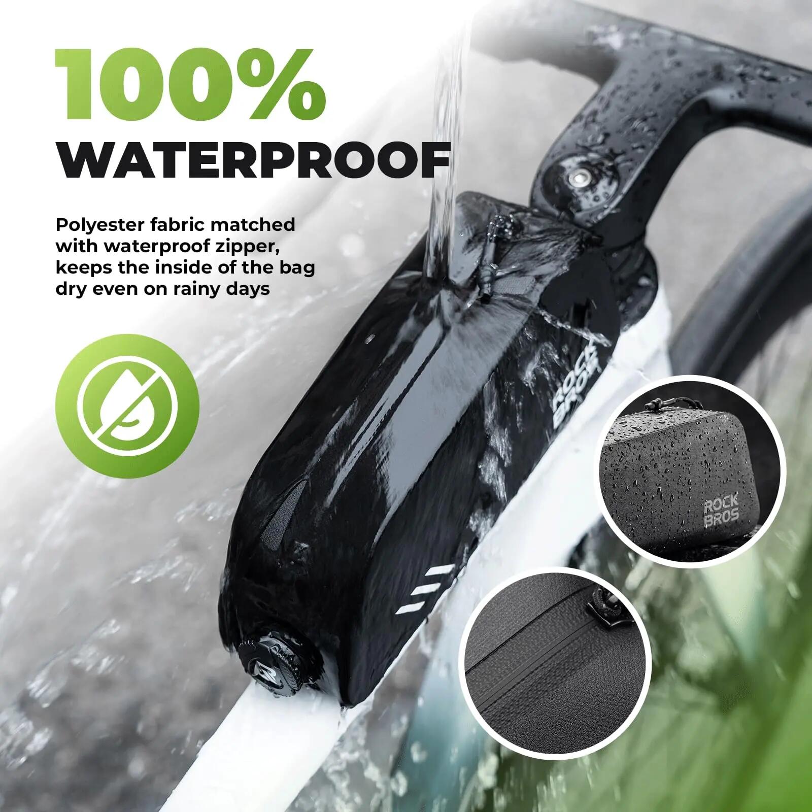 ROCKBROS 0.9L Fahrrad Rahmentasche 2/7