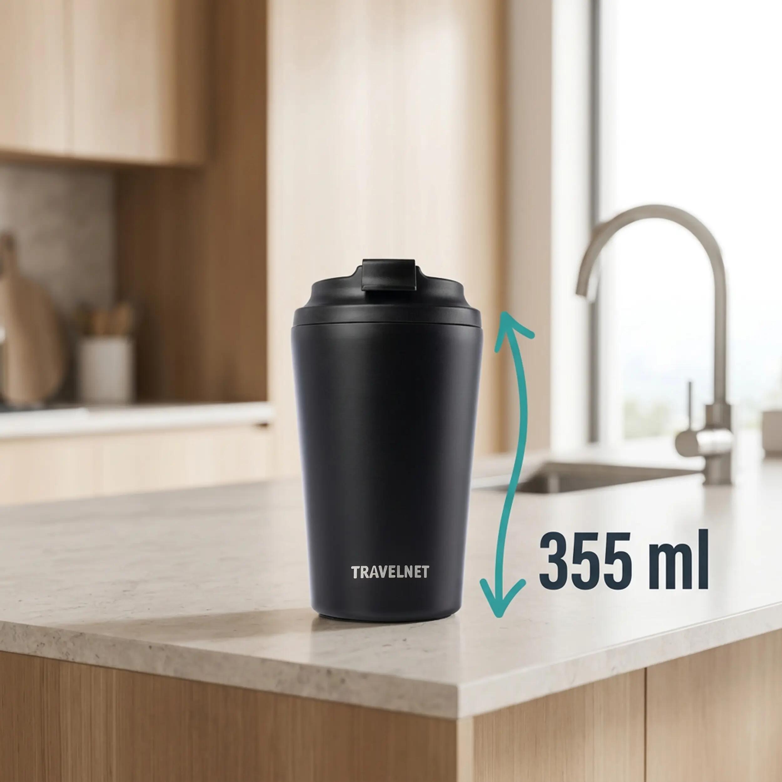 Travelnet thermobeker – reisbeker voor koffie en thee – 350 ml 2/7
