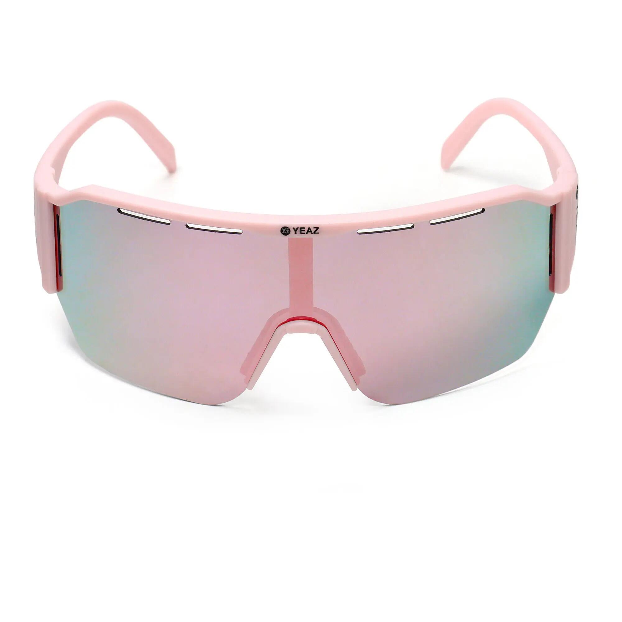 YEAZ Occhiali da sole sportivi verde/argento SUNVIBE 4/6