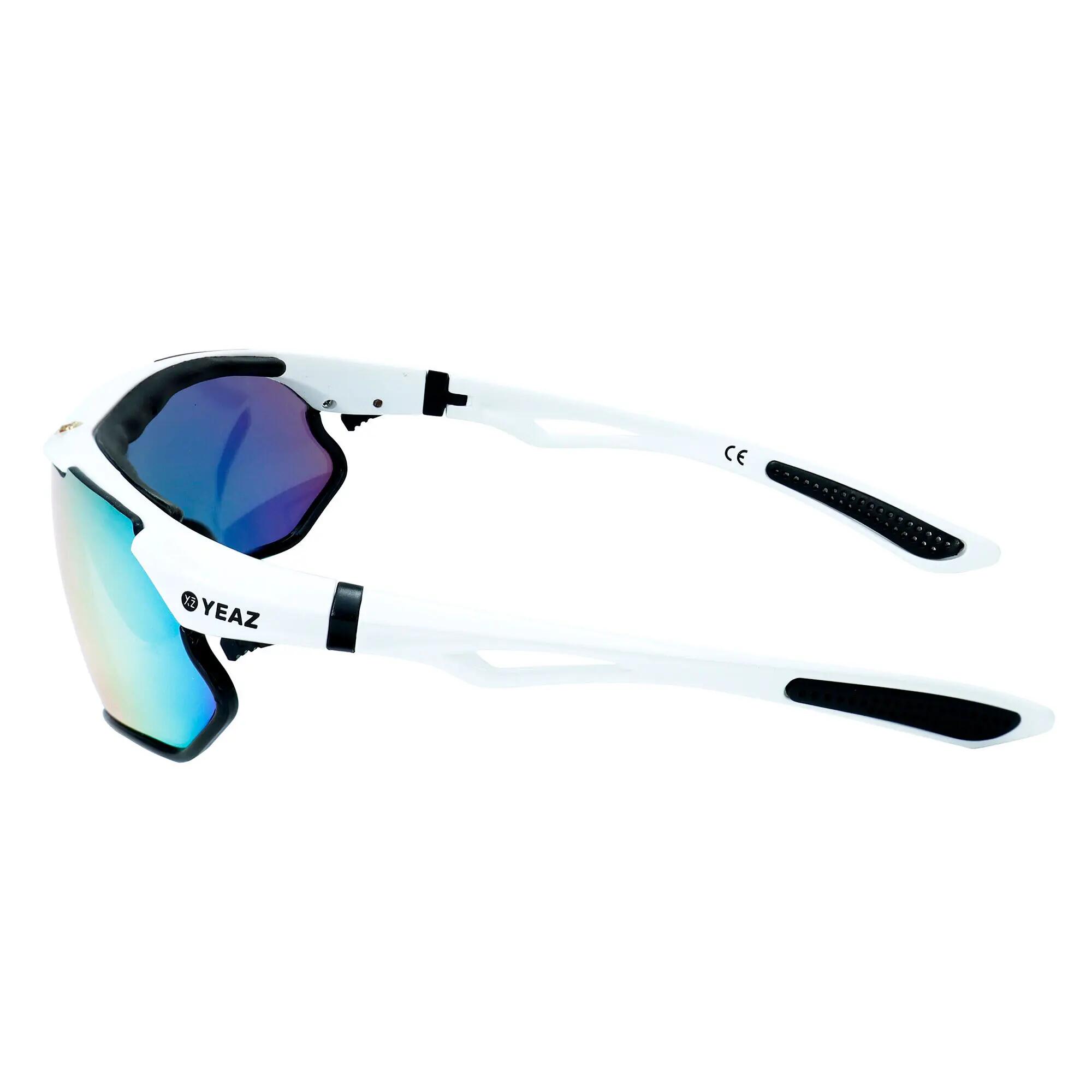 YEAZ Occhiali da sole sportivi bianco/nero/rosso SUNRAY 5/5