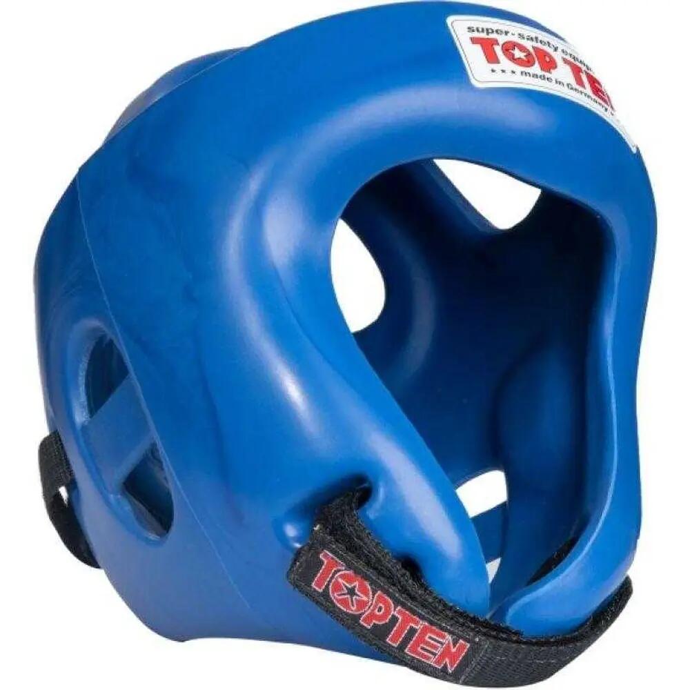 "Top Ten" Boxsport Kopfschutz für , PUSchaumstoff Herren Blau M 4/4