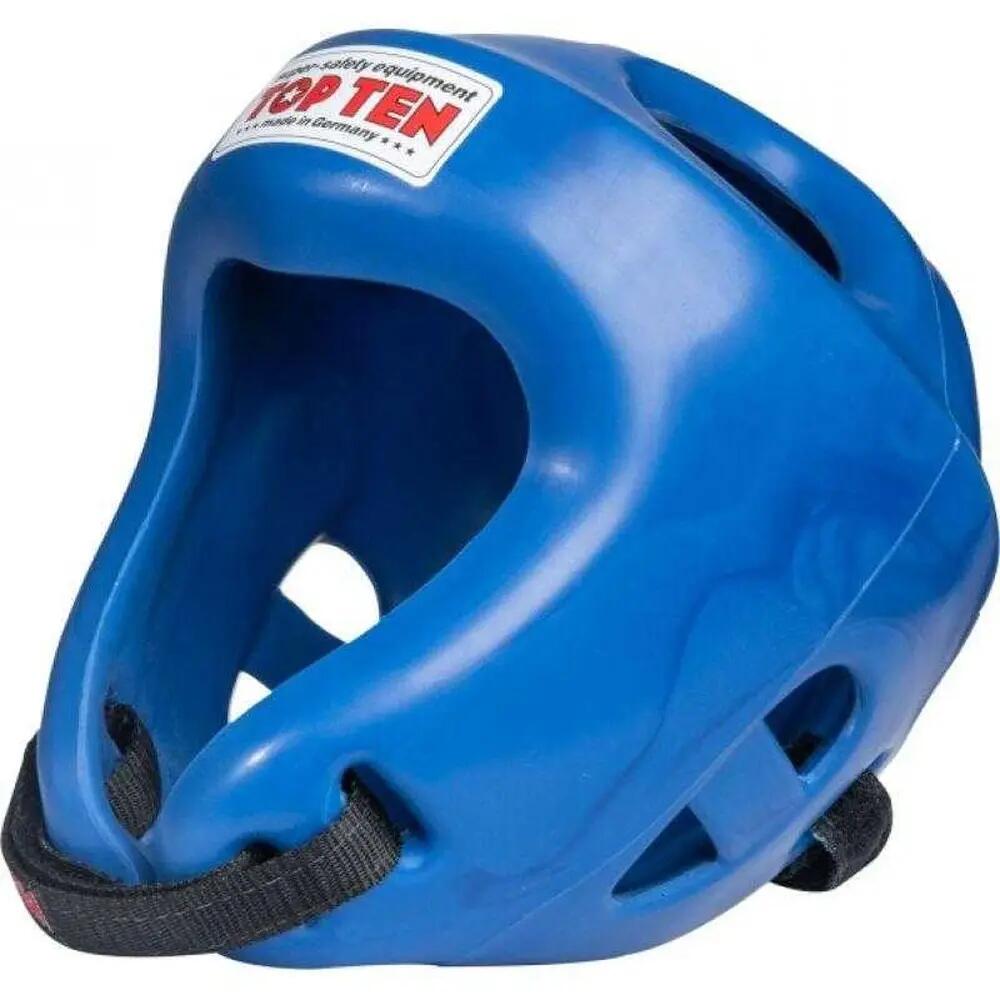 "Top Ten" Boxsport Kopfschutz für , PUSchaumstoff Herren Blau M 3/4