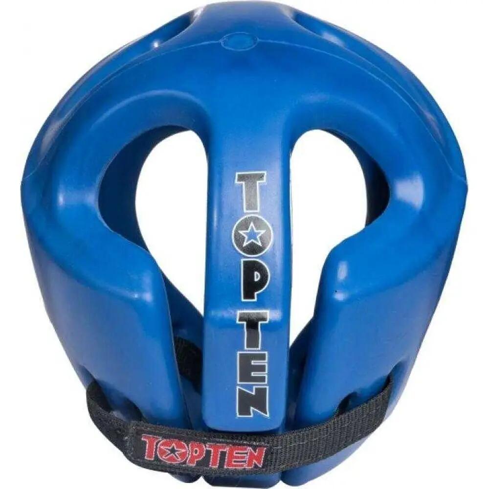 "Top Ten" Boxsport Kopfschutz für , PUSchaumstoff Herren Blau M 2/4