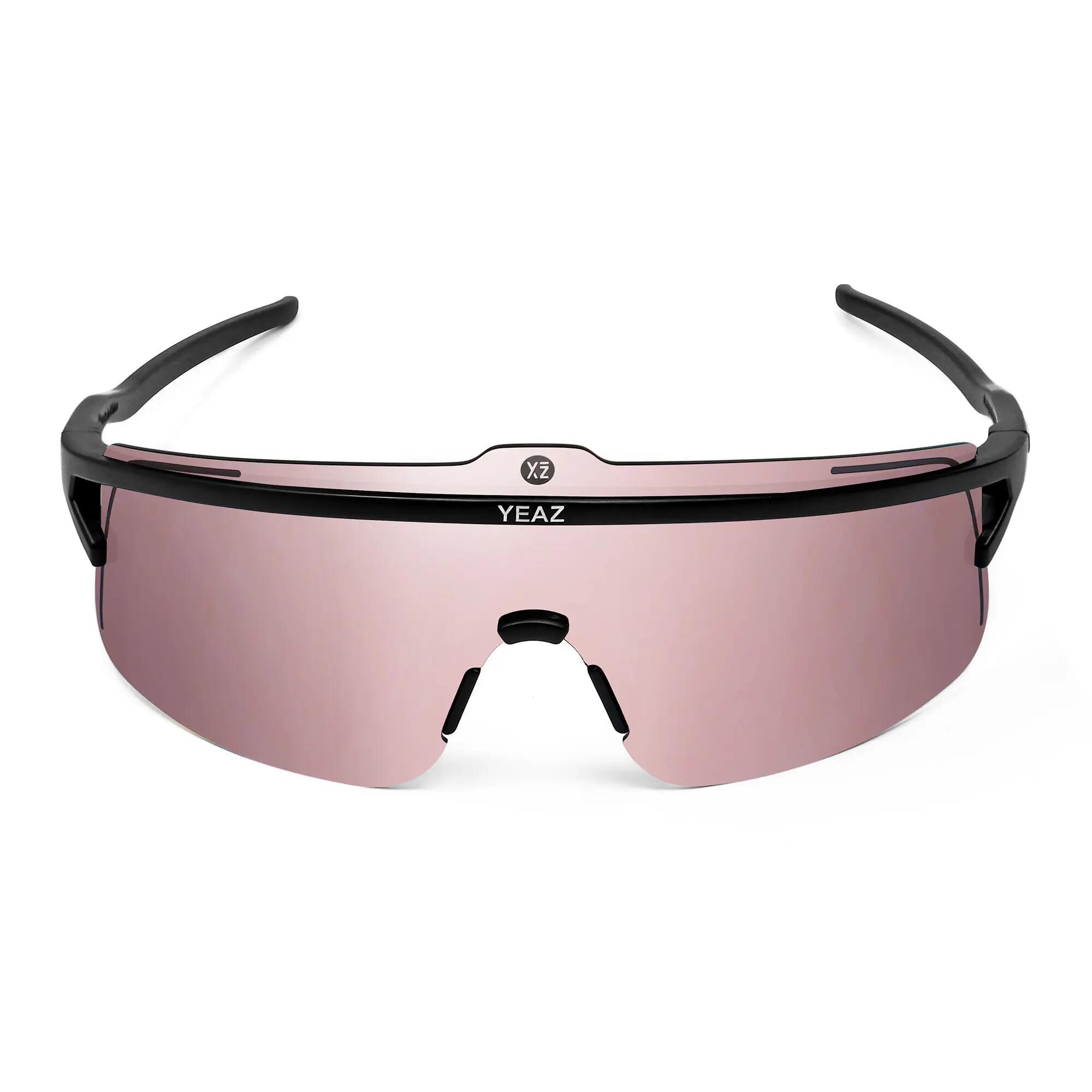 YEAZ Occhiali da sole sportivi nero/oro rosa SUNSHADE 4/6