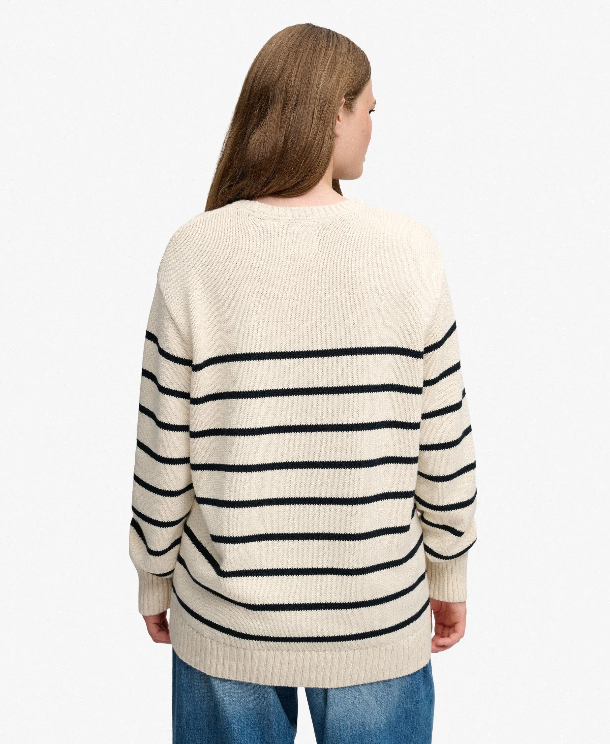 Pullover a righe oversize donna Superdry 5/5