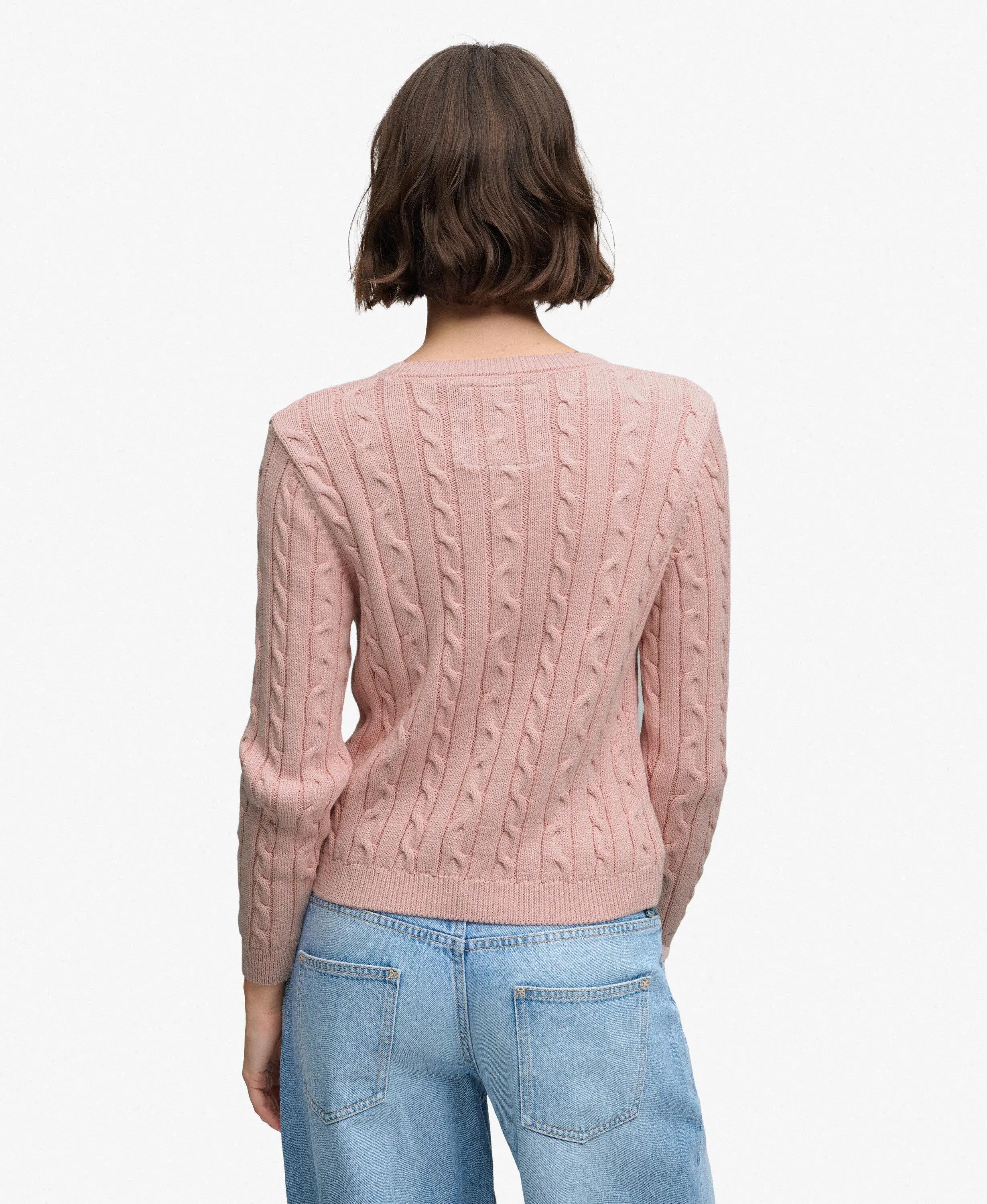 Pulôver de malha torcido para mulher Superdry Essentials SD&CO 5/7