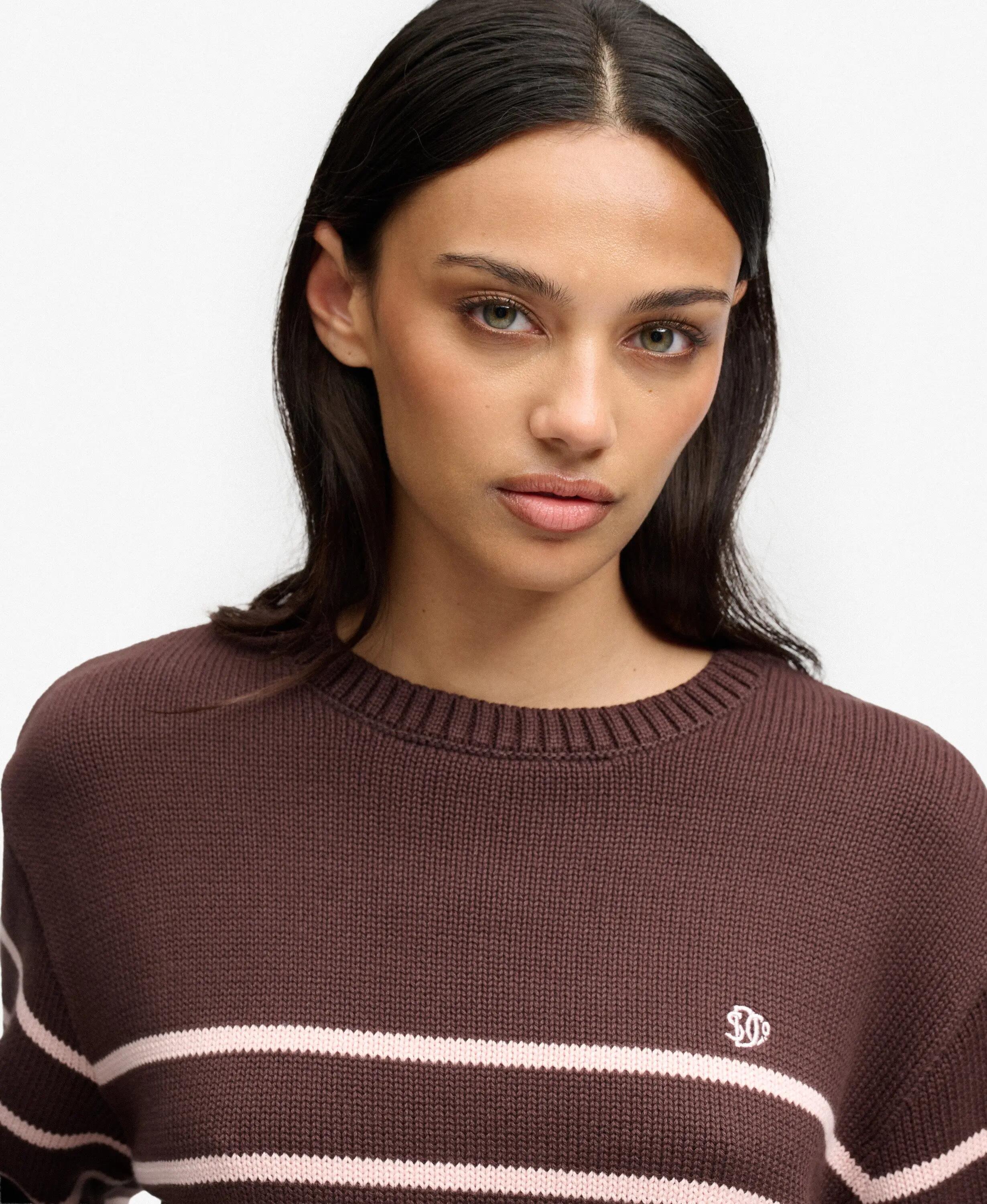 Pullover riscado oversized mulher Superdry 4/5