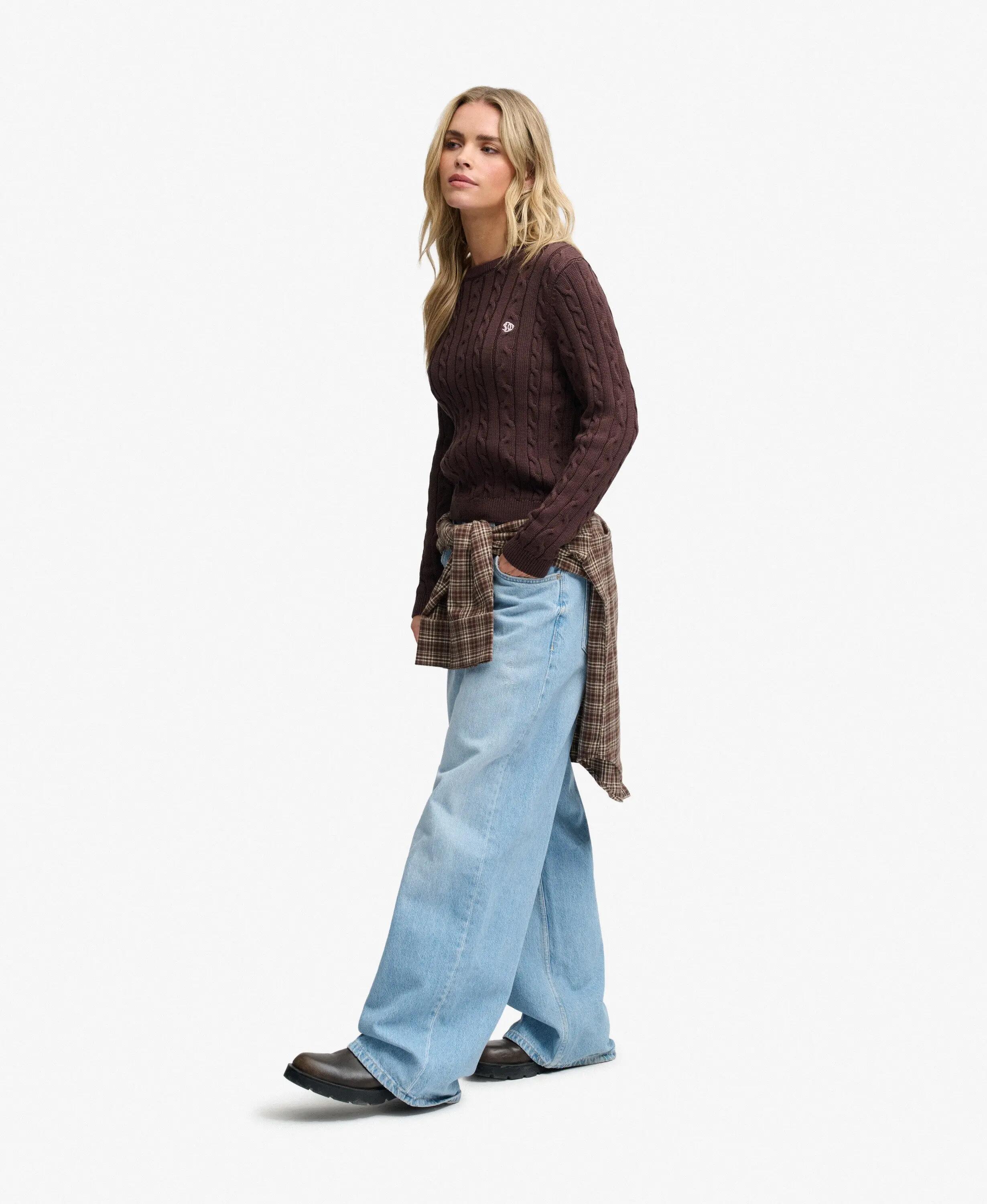 Pull maille torsadée femme Superdry Essentials SD&CO 3/5
