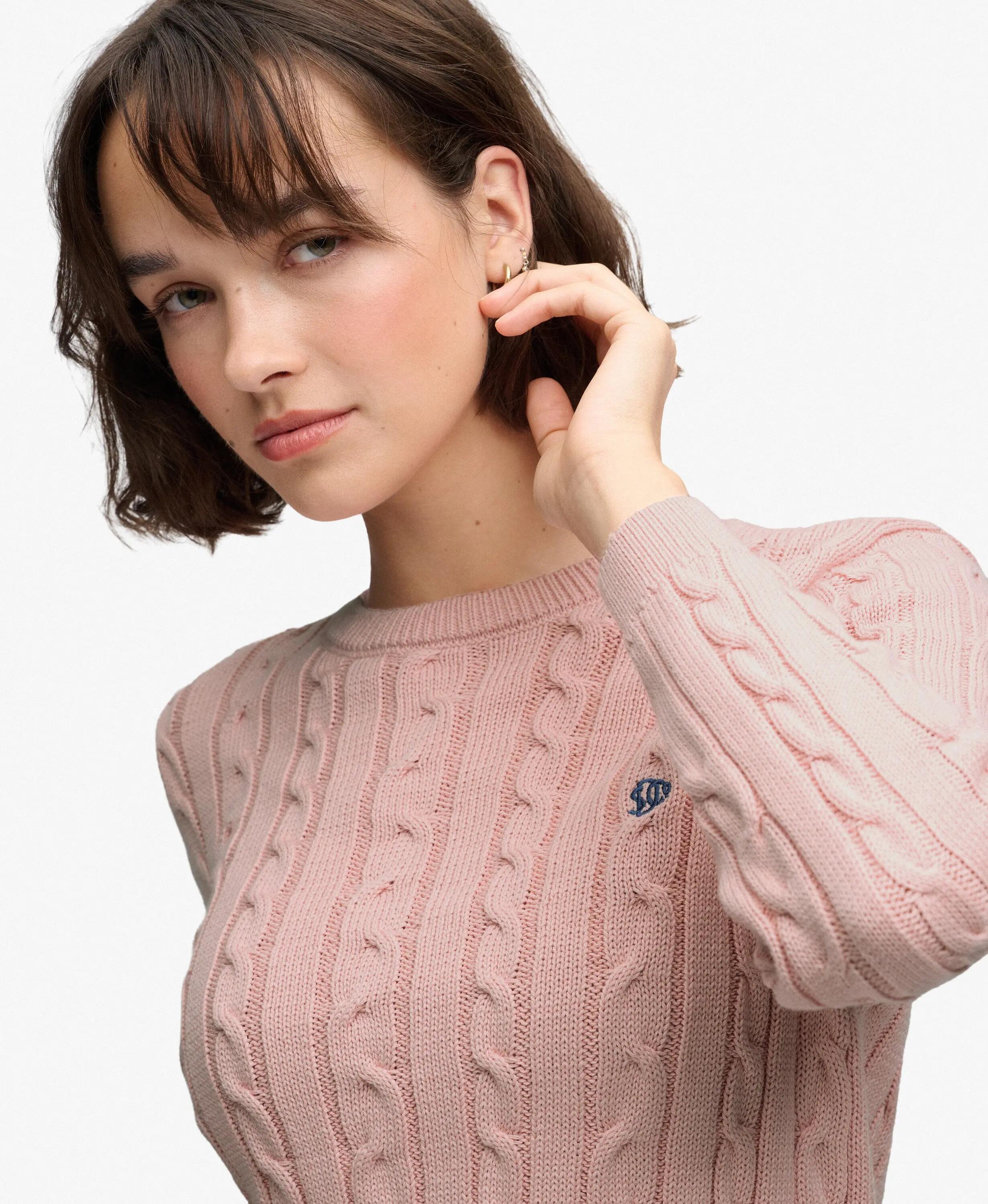 Pulôver de malha torcido para mulher Superdry Essentials SD&CO 4/7