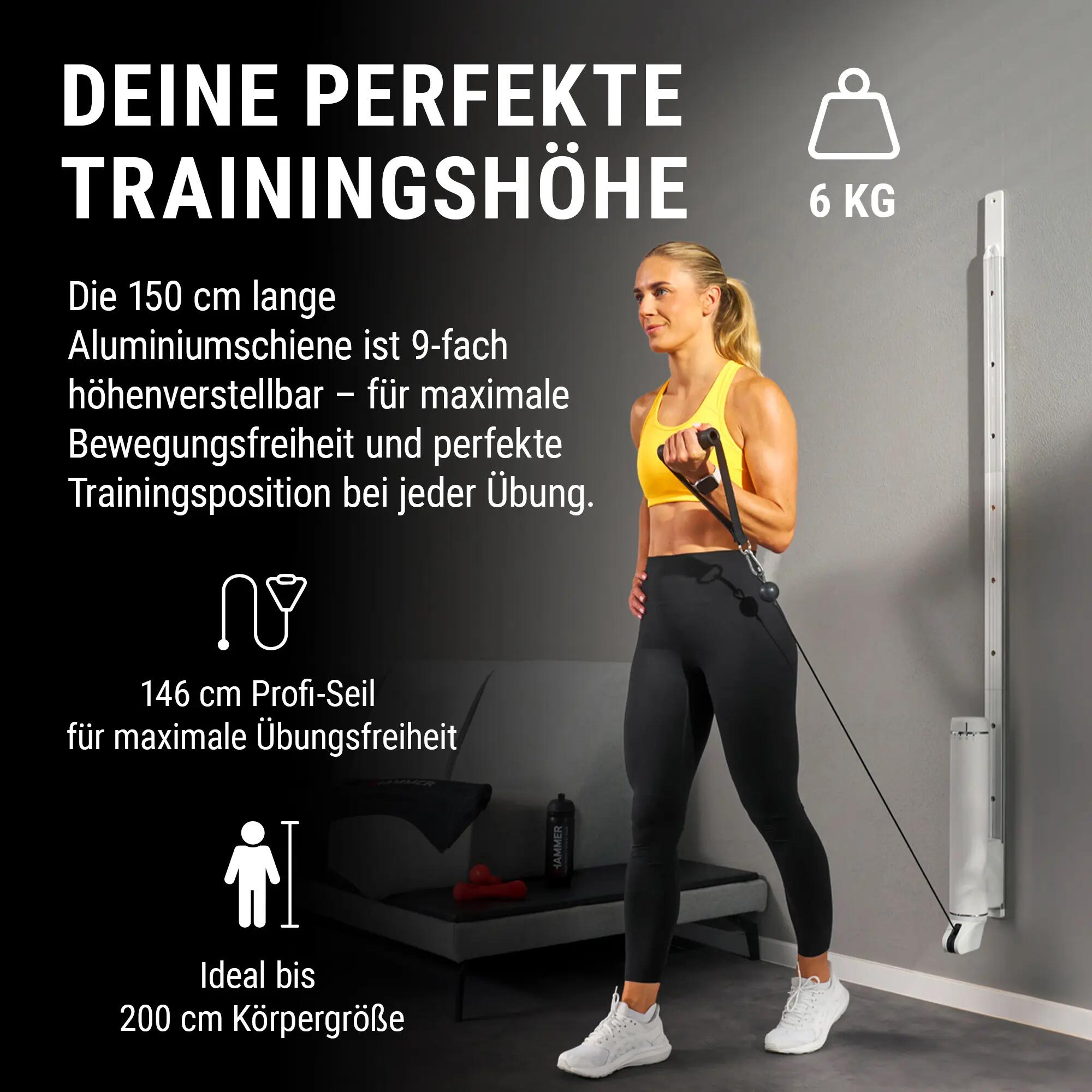 Kraftstation CablePull, Kabelzug-Trainer 8/9