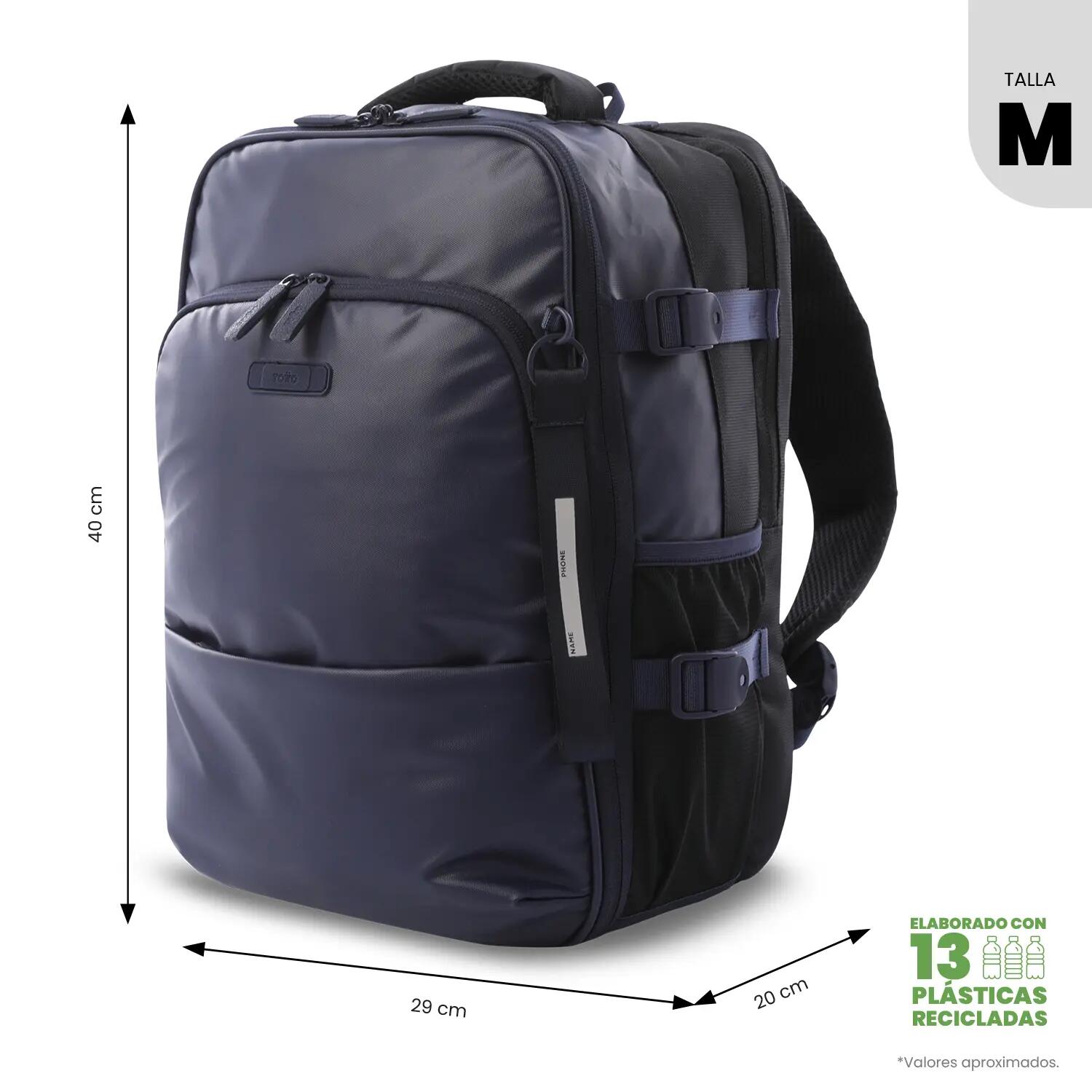 Totto Mochila de viagem Trip Noche Poliéster 29 x 40 x 20 cm 3/5