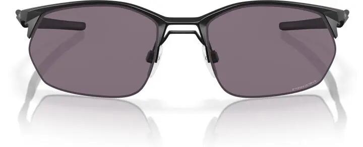 Oakley Rectangle Mens Satin Black Prizm Grey Sunglasses 9/14