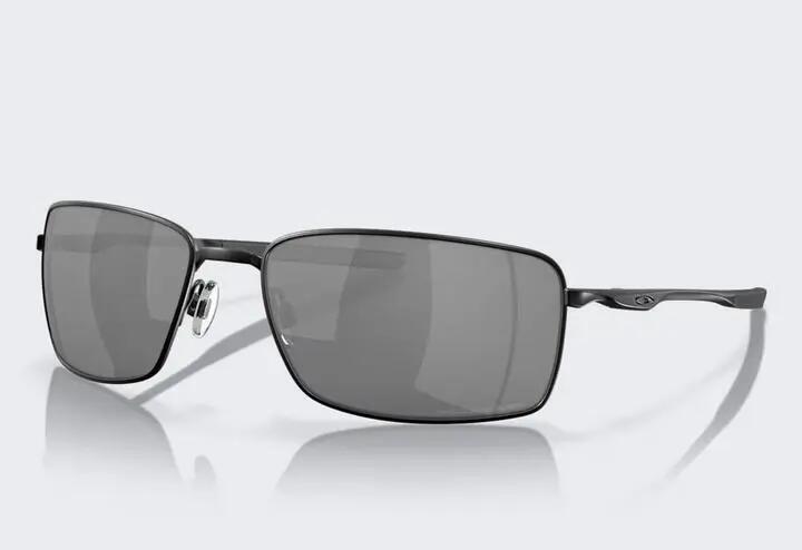 Occhiali da sole adulto Square Wire Matte Black Polarized OO4075 11/11