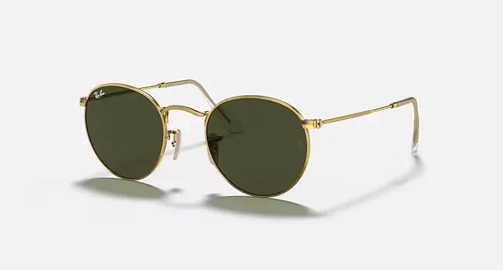 Sonnenbrille Erwachsene Round Metal 15/15