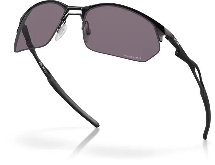Oakley Rectangle Mens Satin Black Prizm Grey Sunglasses 11/14