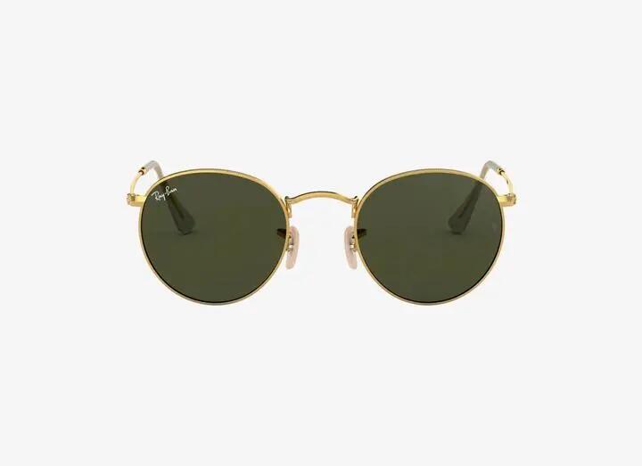Sonnenbrille Erwachsene Round Metal 10/15