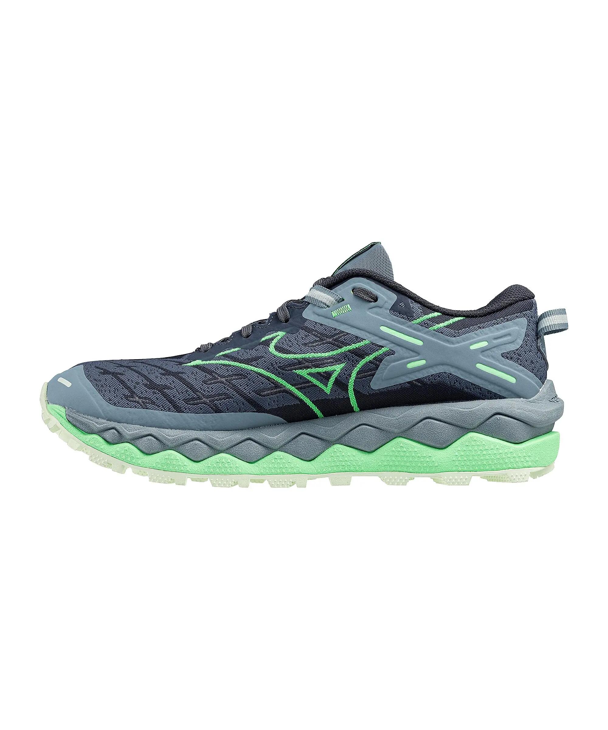 shoes - trail - women - durable, protective - Wave Mujin 10 - purple/green 4/4