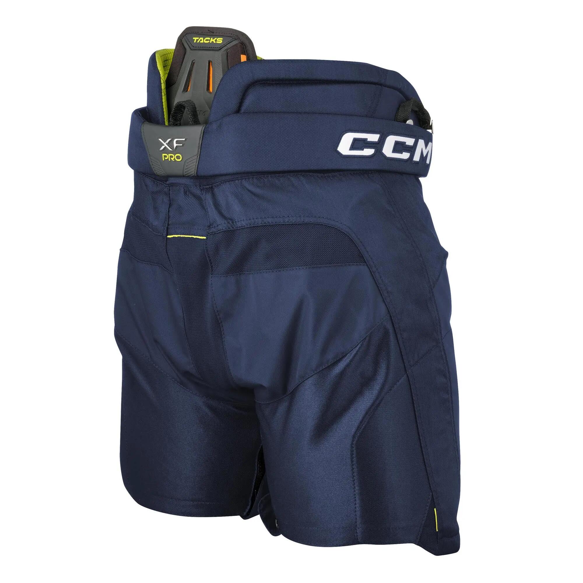 Pantalones de hockey sobre hielo Tacks XF Pro para niños, color azul, talla M 2/4