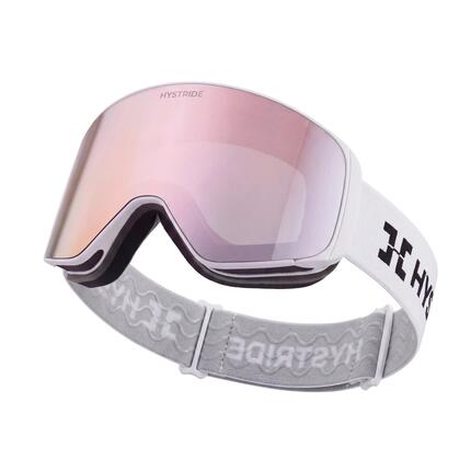 Masque de ski et snowboard magnétique, anti-buée - Sky Line Noir Rose Cosmique