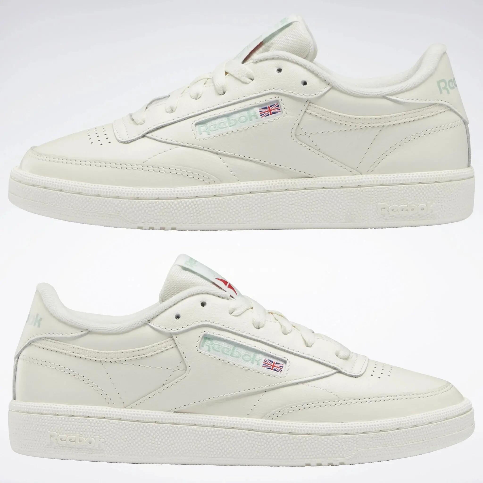 "Club C 85" Vintage Sneaker für , Leder Damen Weiß 9/9