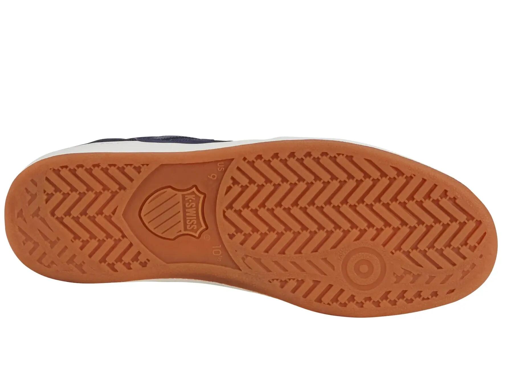 K-SWISS K-Varsity SDE leren sneaker, middernachtblauw, heren 7/8