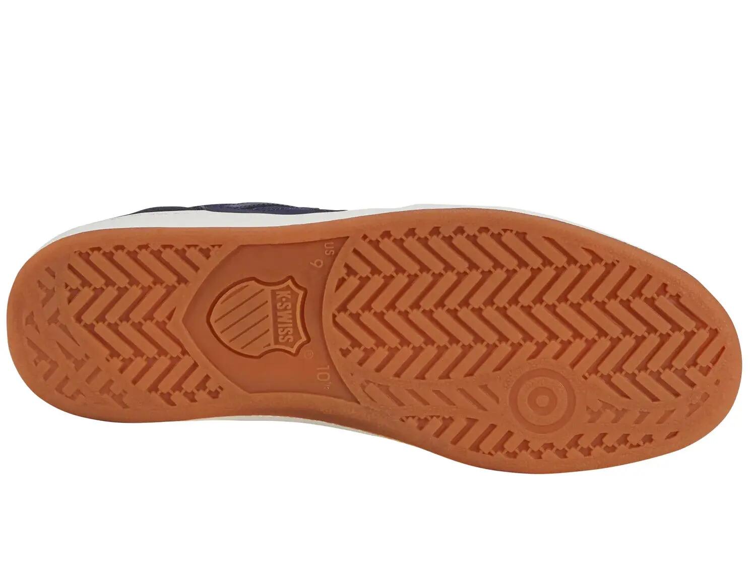K-SWISS K-Varsity SDE leren sneaker, middernachtblauw, heren 6/8