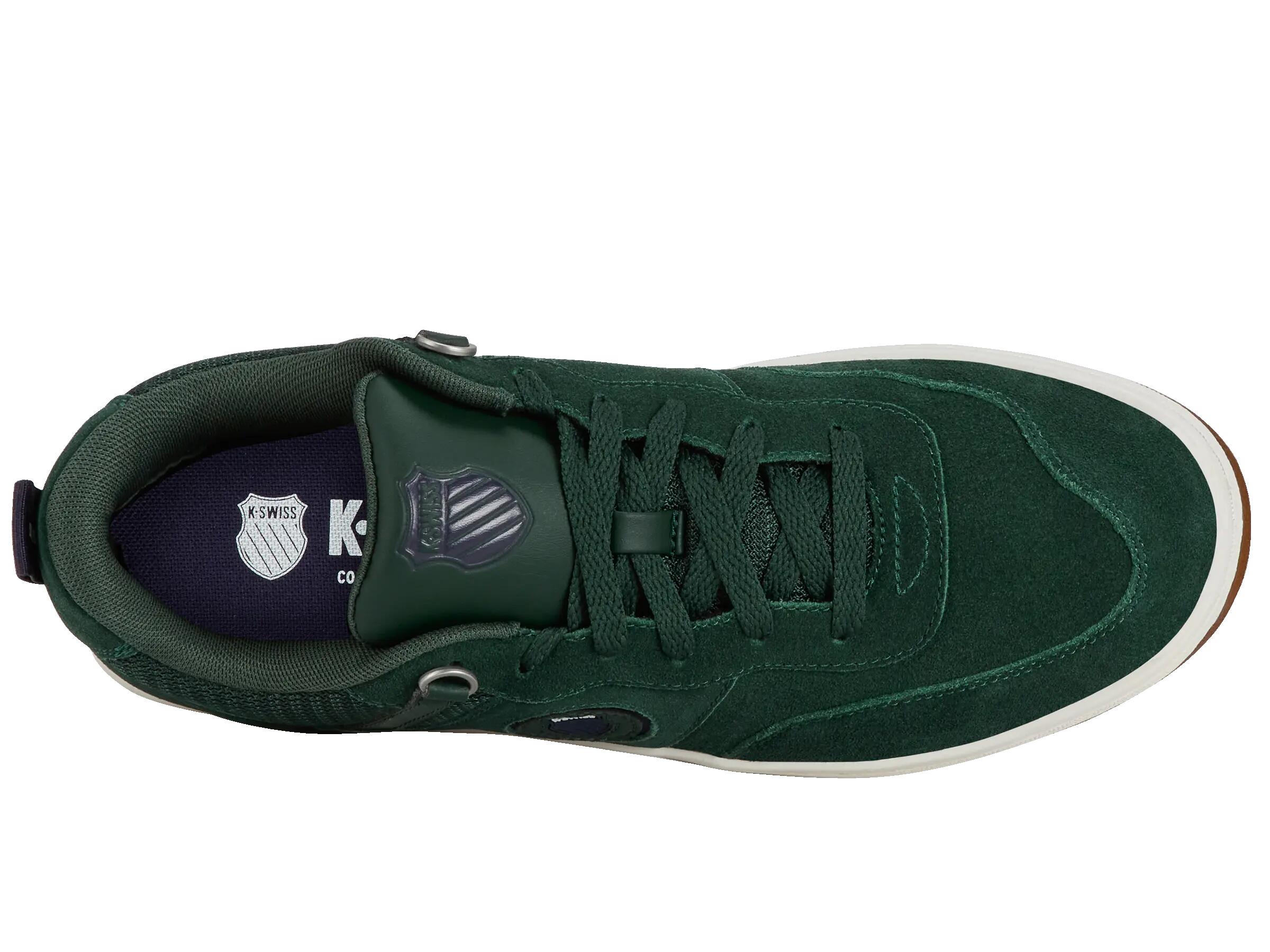 Sneakers in pelle K-SWISS K-Varsity SDE per uomo, verde 7/7