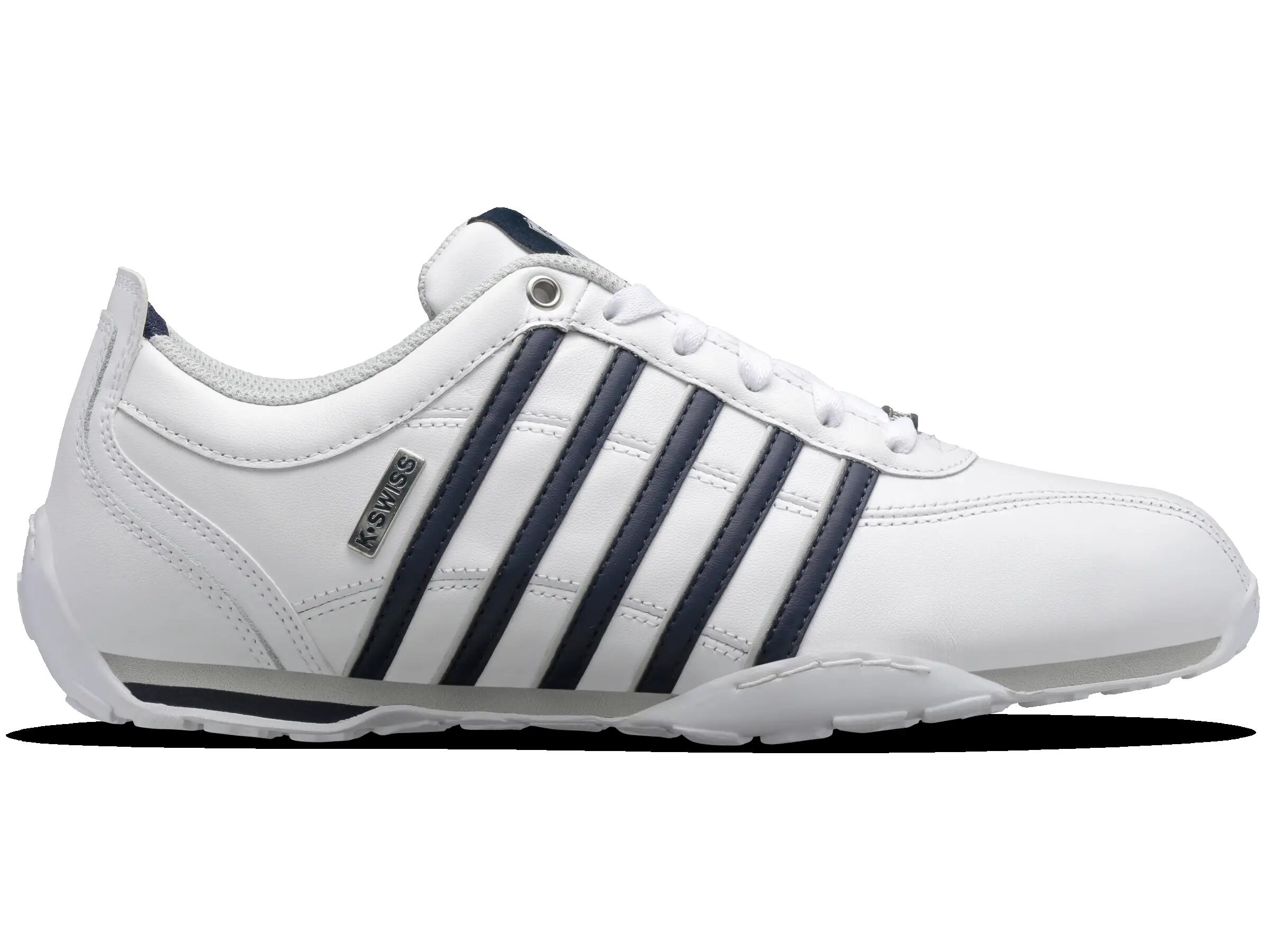 K-SWISS herensneakers van leer, klassieke witte sportschoen 8/8