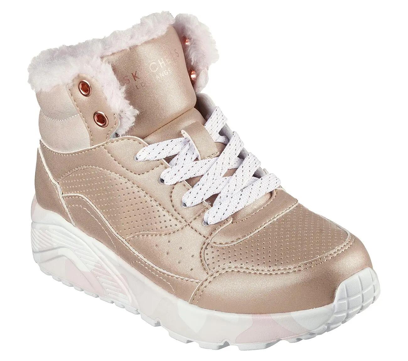 Sportschoenen Vrouw Skechers Uno Lite Dazzle Geel 5/5