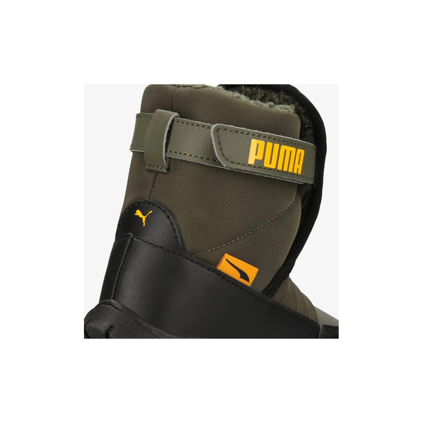 Snowboots van leer voor kinderen (Groen) 5/6