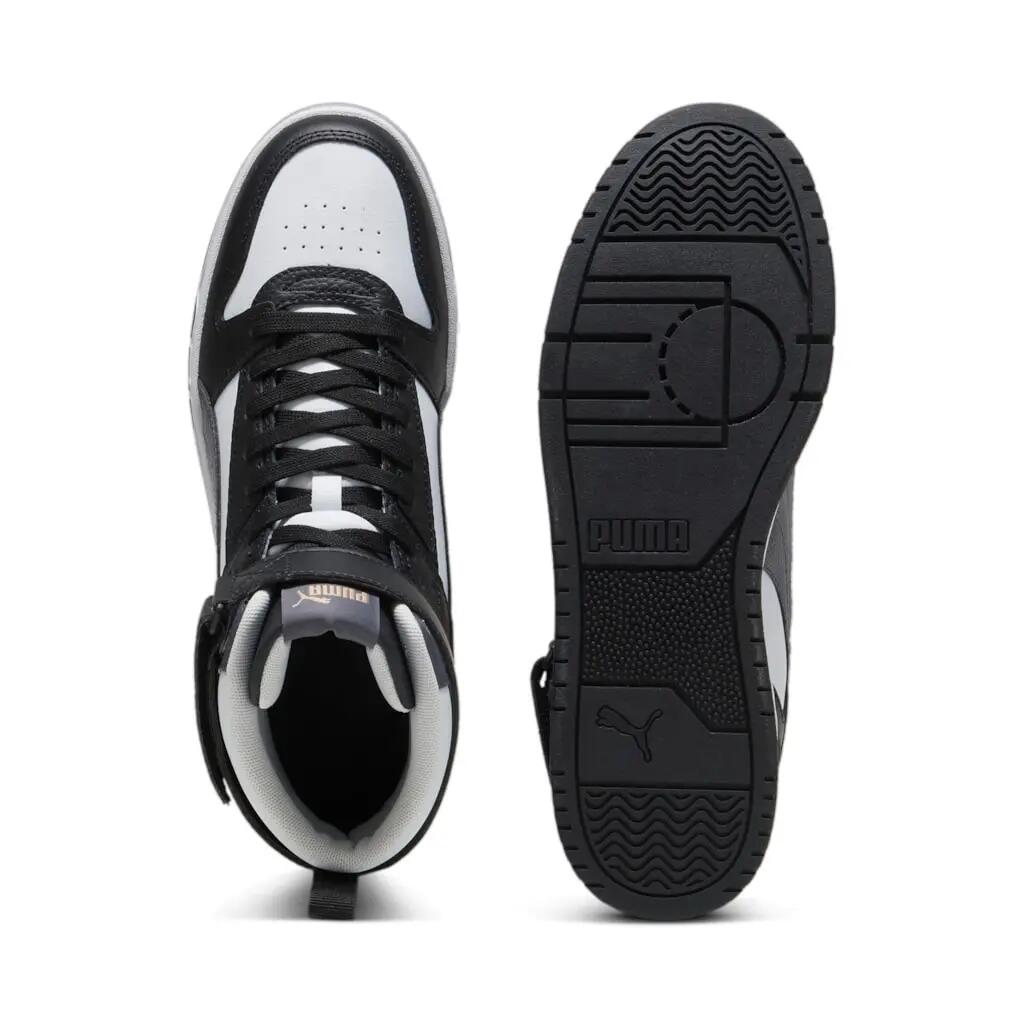 Scarpe Sportive Pelle ScamosciataUomo Puma RBD Game Bianco Nero 8/8