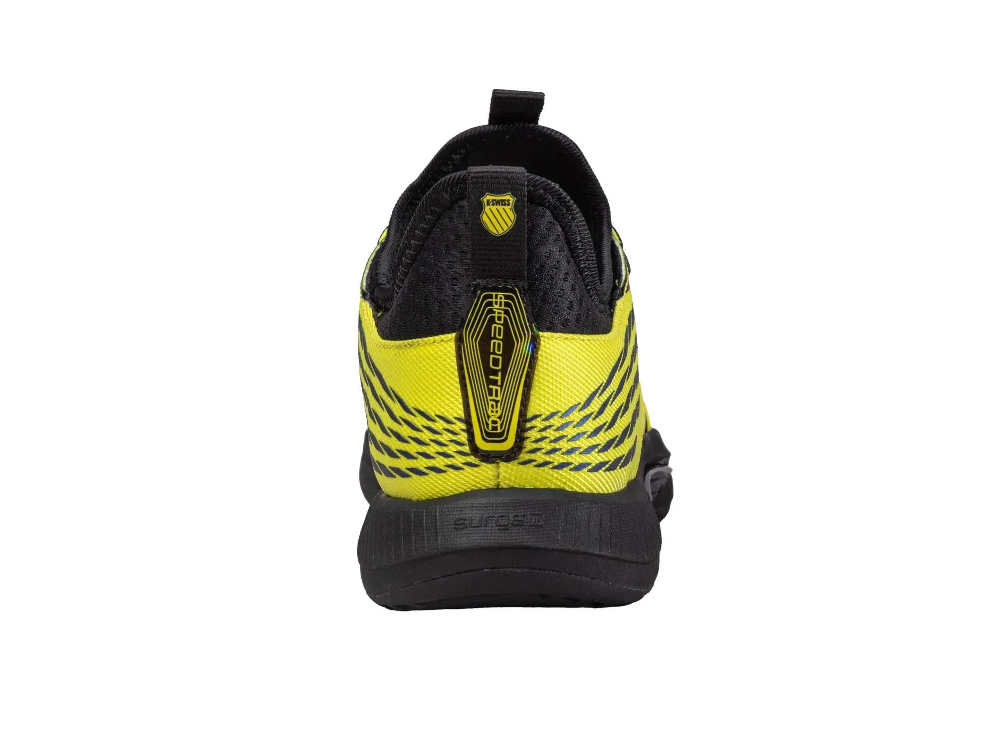 Chaussure de tennis K-SWISS Speed Trac pour homme en noir et jaune 7/7