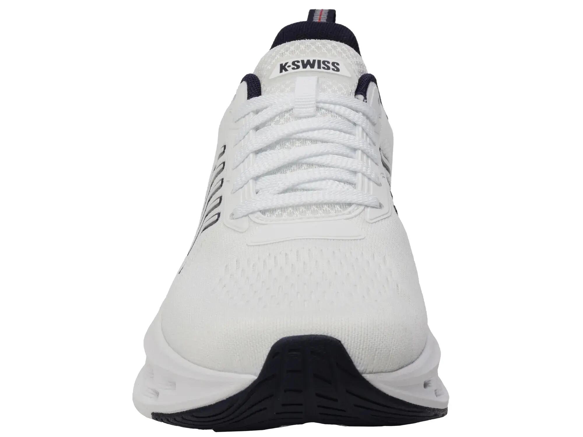 Ténis K-SWISS Melrose Tubes Lite masculino em branco-azul-escuro-vermelho 5/6