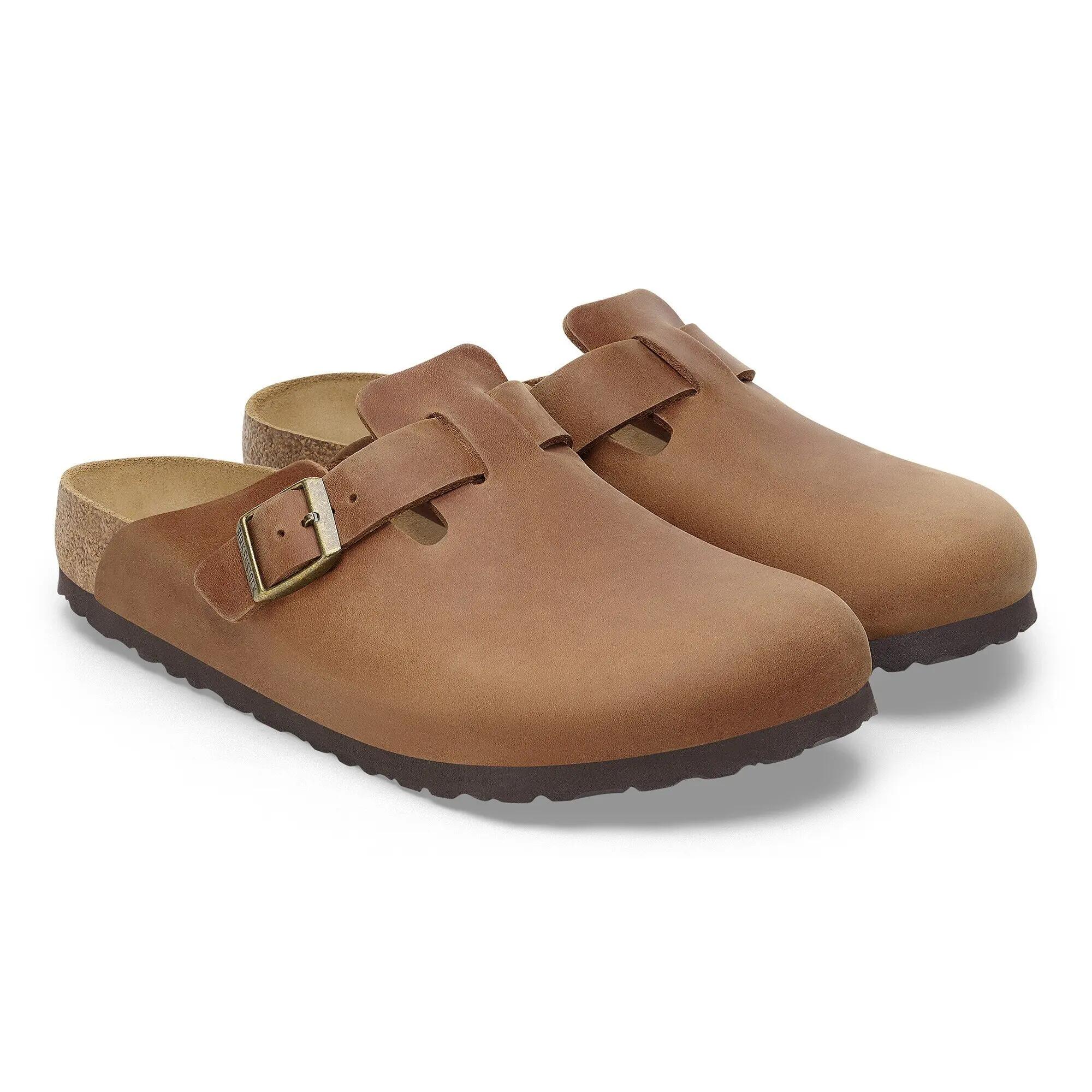 Unisex muły Birkenstock Boston brązowe regular 1028179 7/10