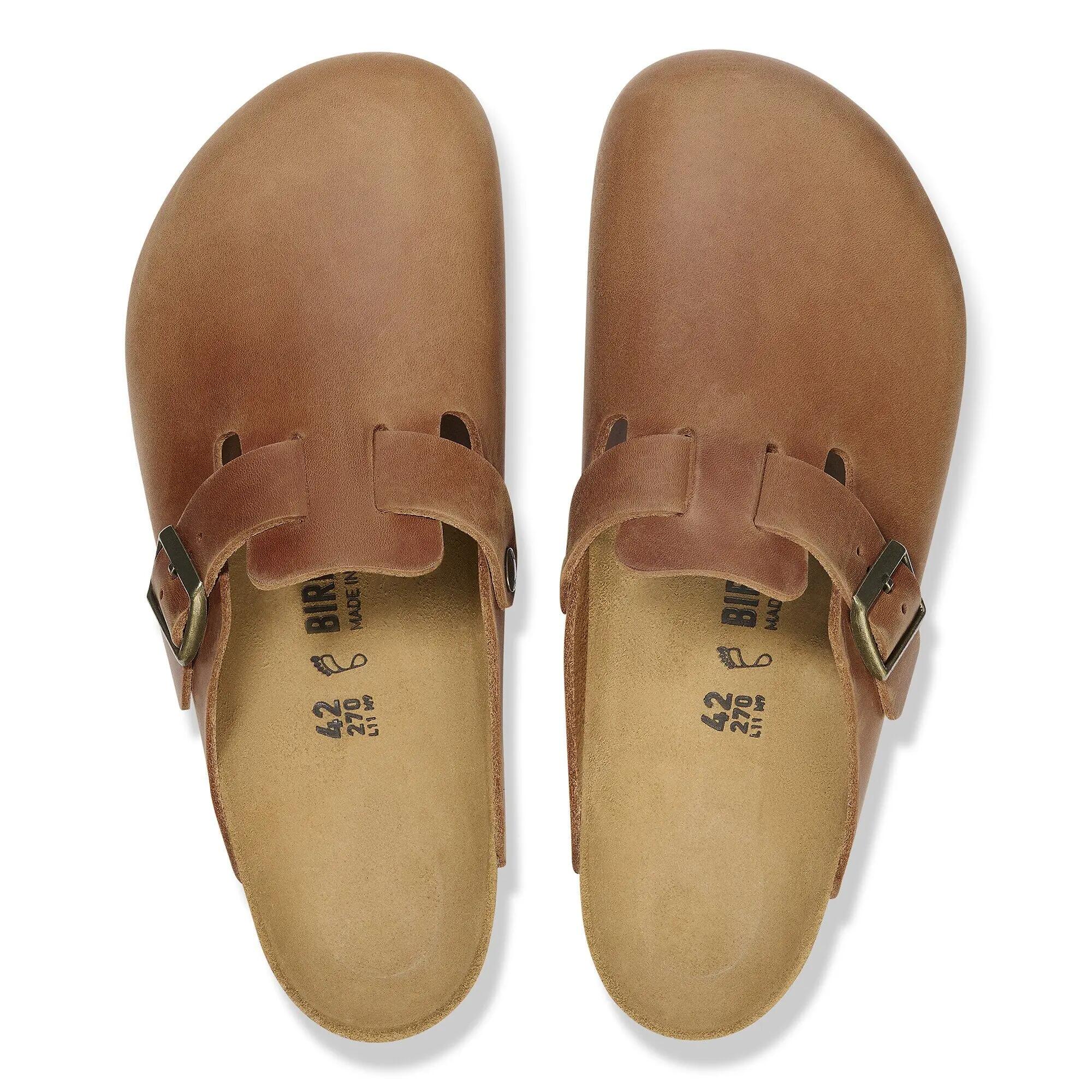 Unisex muły Birkenstock Boston brązowe regular 1028179 6/10