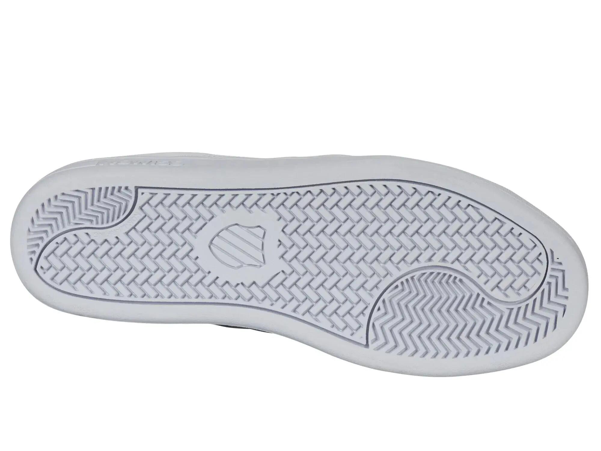 Chaussures basses blanches K-SWISS Court Tiebreak II à lacets 5/7