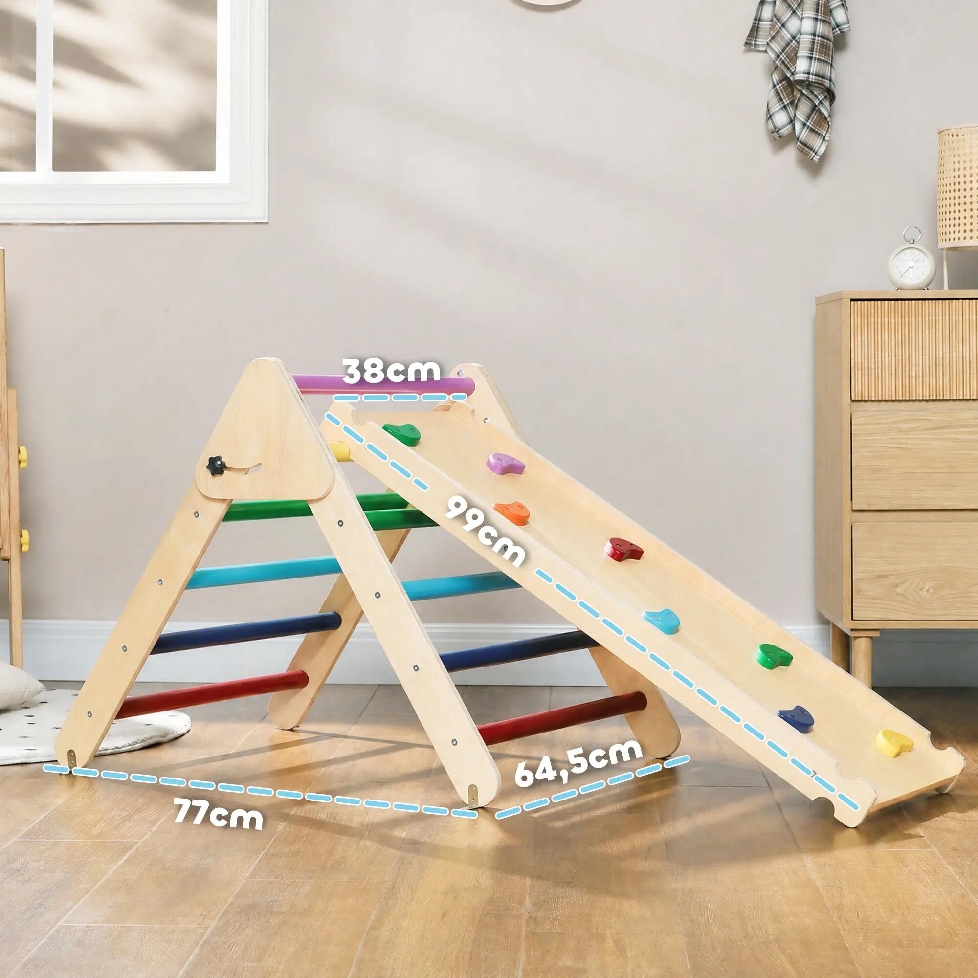Escalada para Niños AIYAPLAY 147x64.5x63 cm Multicolor 3/8