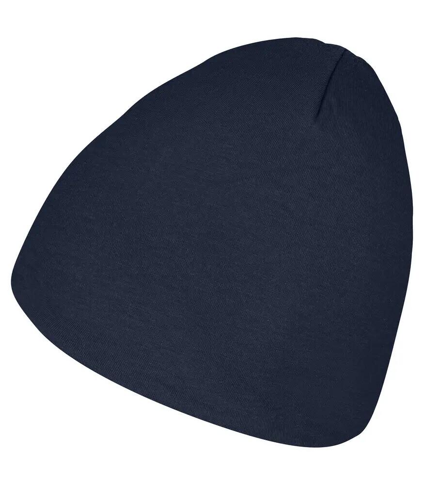 clique Baily berretto in cotone con fodera in pile — leggero e comodo – navy 3/3