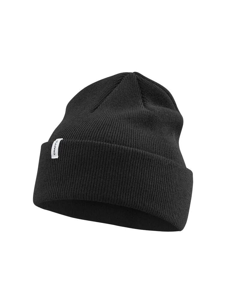 craft Urban Beanie – Mütze aus recyceltem Polyester – Black 1/1