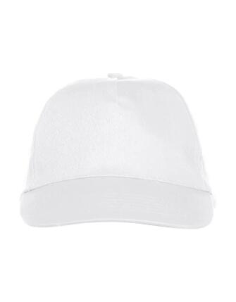 clique Texas Cap 5-Panel Cap aus 100% Baumwolle weiß – white