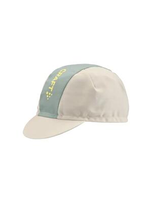 Craft endur bike cap van gerecycled polyester – pale leaf/beige