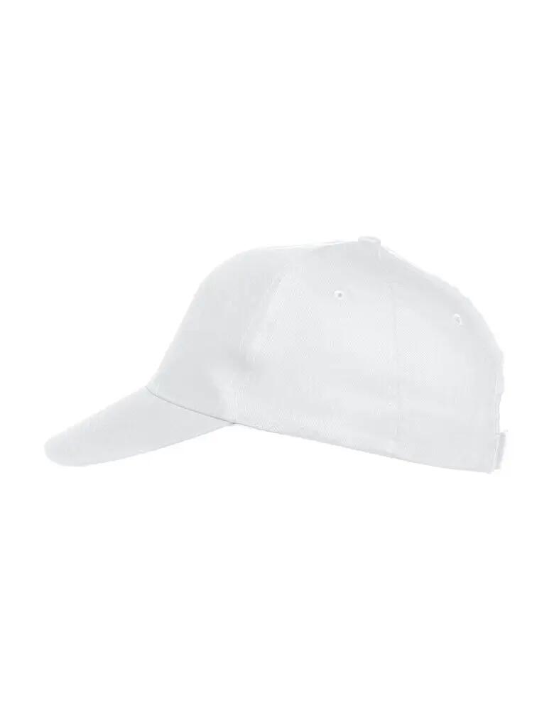 clique Texas Cap berretto 5 pannelli cotone bianco – white 3/4
