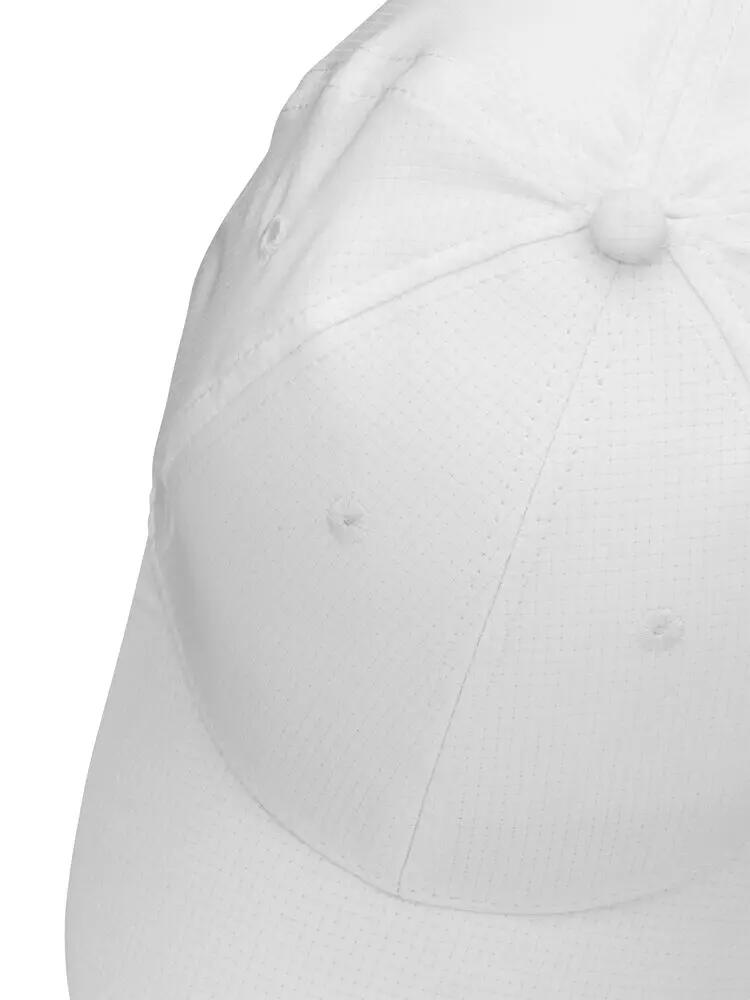 clique Active Cap — berretto 6 pannelli ventilato bianco – White 3/5