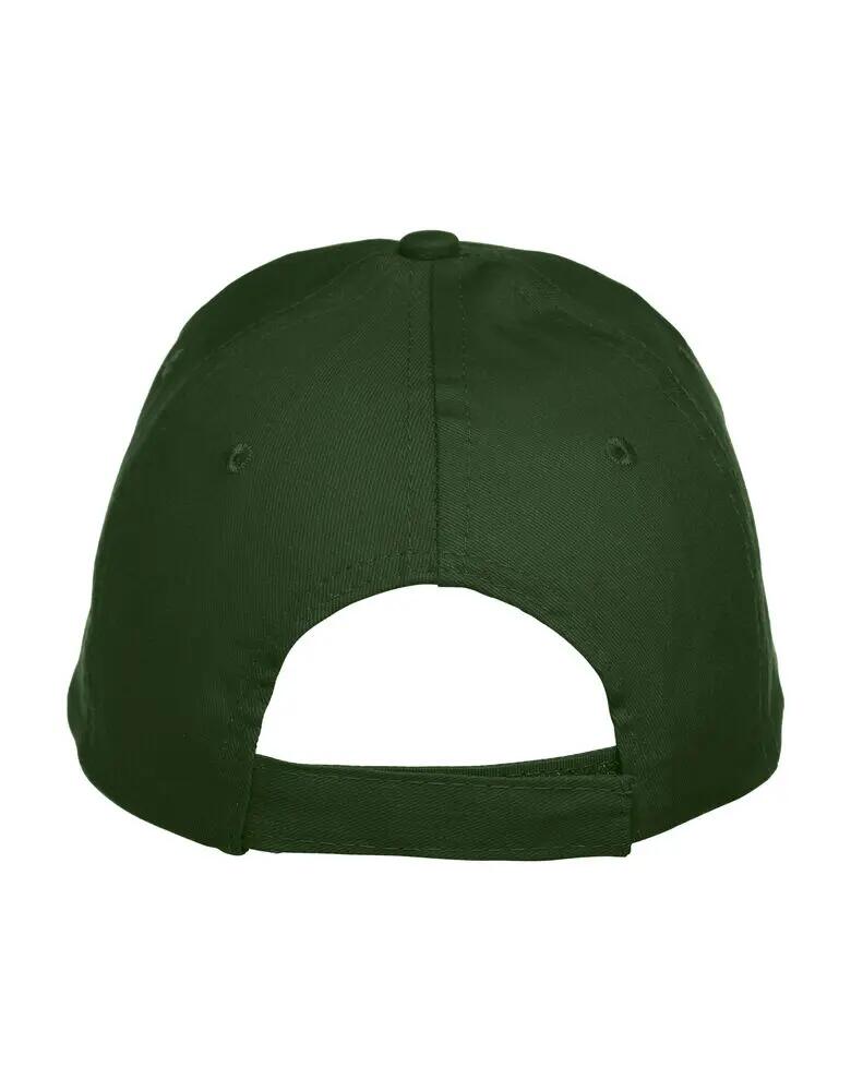 clique Texas Cap berretto 5 pannelli in twill – bottle green 2/4