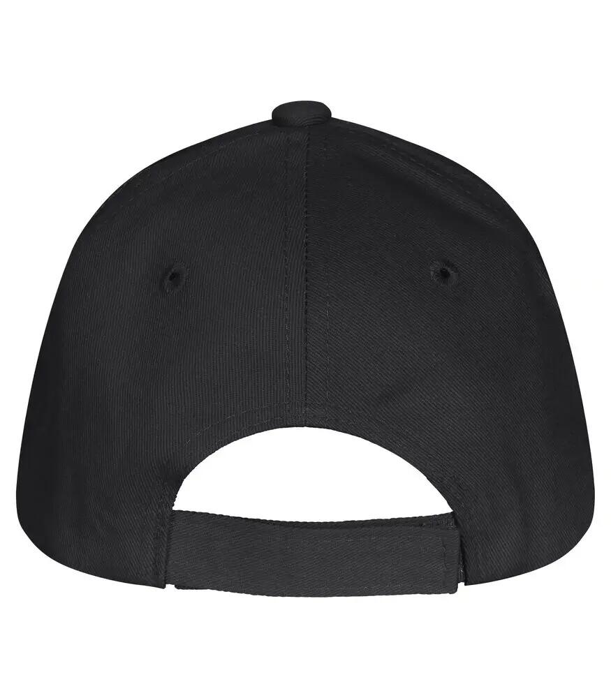 clique Classic Cap in cotone nero – Black 2/5